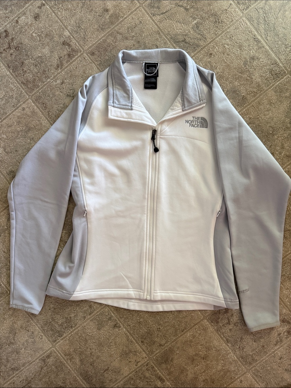 The North Face Women's Light Gray Full-Zip Utility Jacket